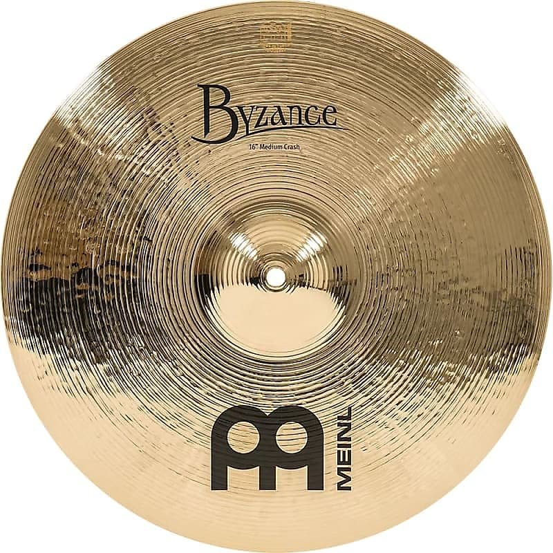 Meinl Byzance Brilliant B16MC-B Platillo Crash mediano de 16"
